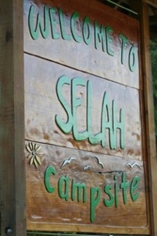 Selah Campground Entrance Sign